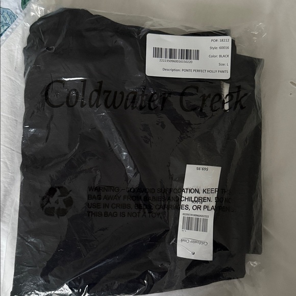 Coldwater Creek Ponte Perfect Holly Pocket Pants pants size L - Picture 13 of 13